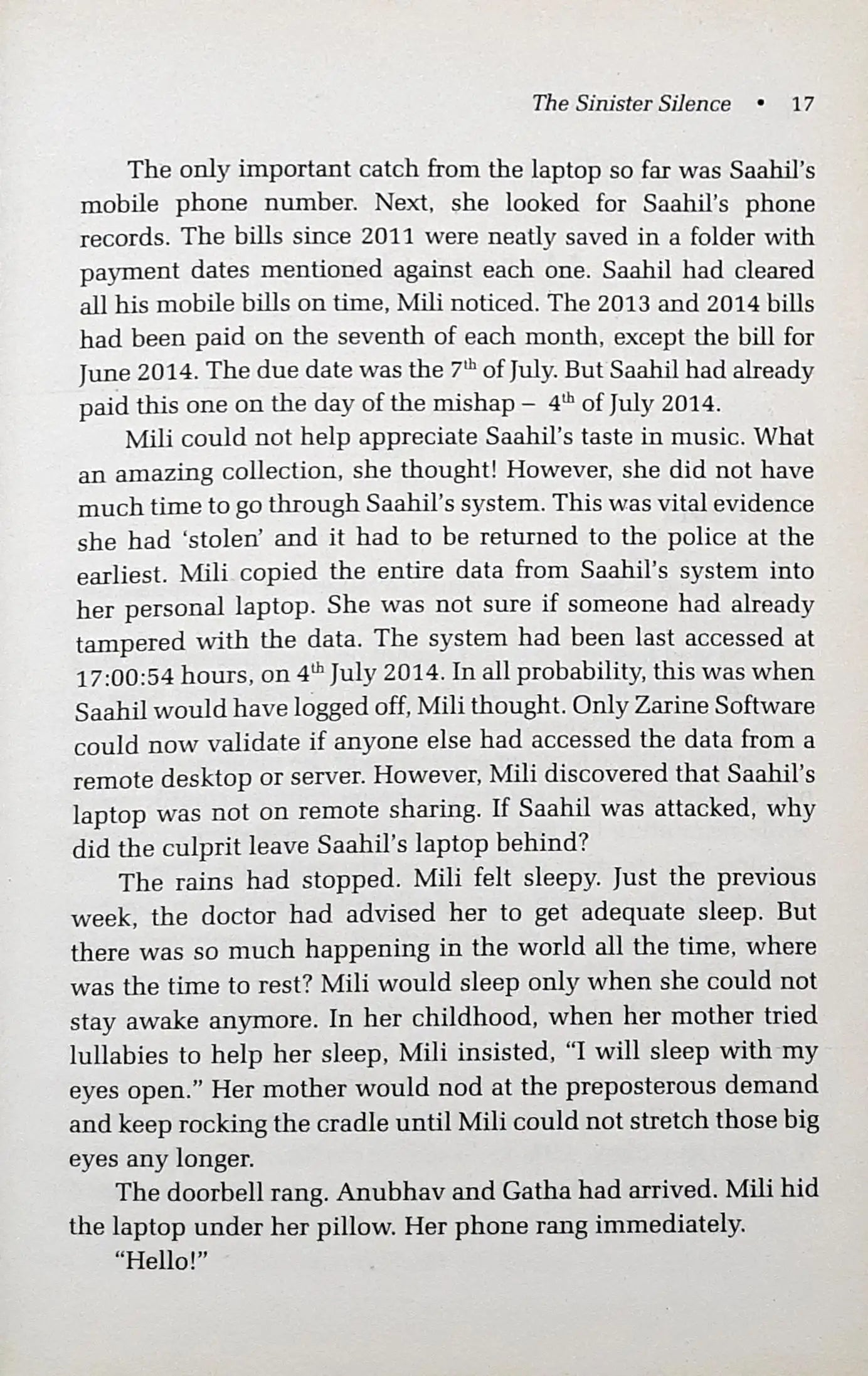 The Sinister Silence (P)