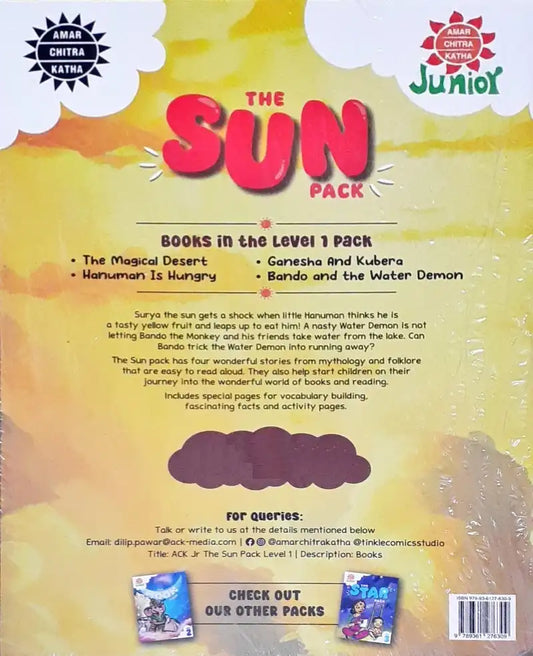 The Sun Pack Amar Chitra Katha Junior Level 1
