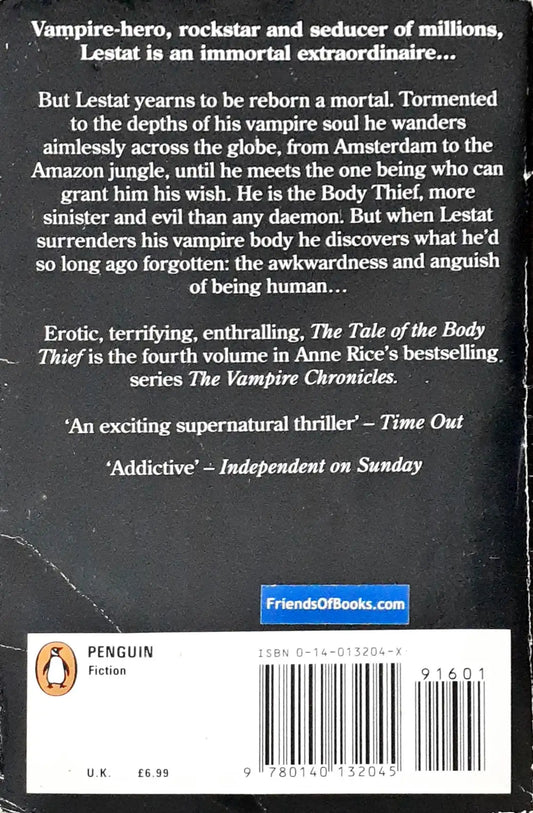 The Vampire Chronicles #4 : The Tale of the Body Thief (P)