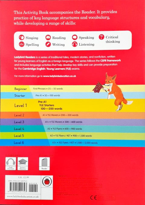 Ladybird Readers Level 1 The Tortoise And The Hare Activity Book