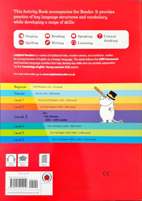 Ladybird Readers Level 3 Moomin The Treasure Activity Book