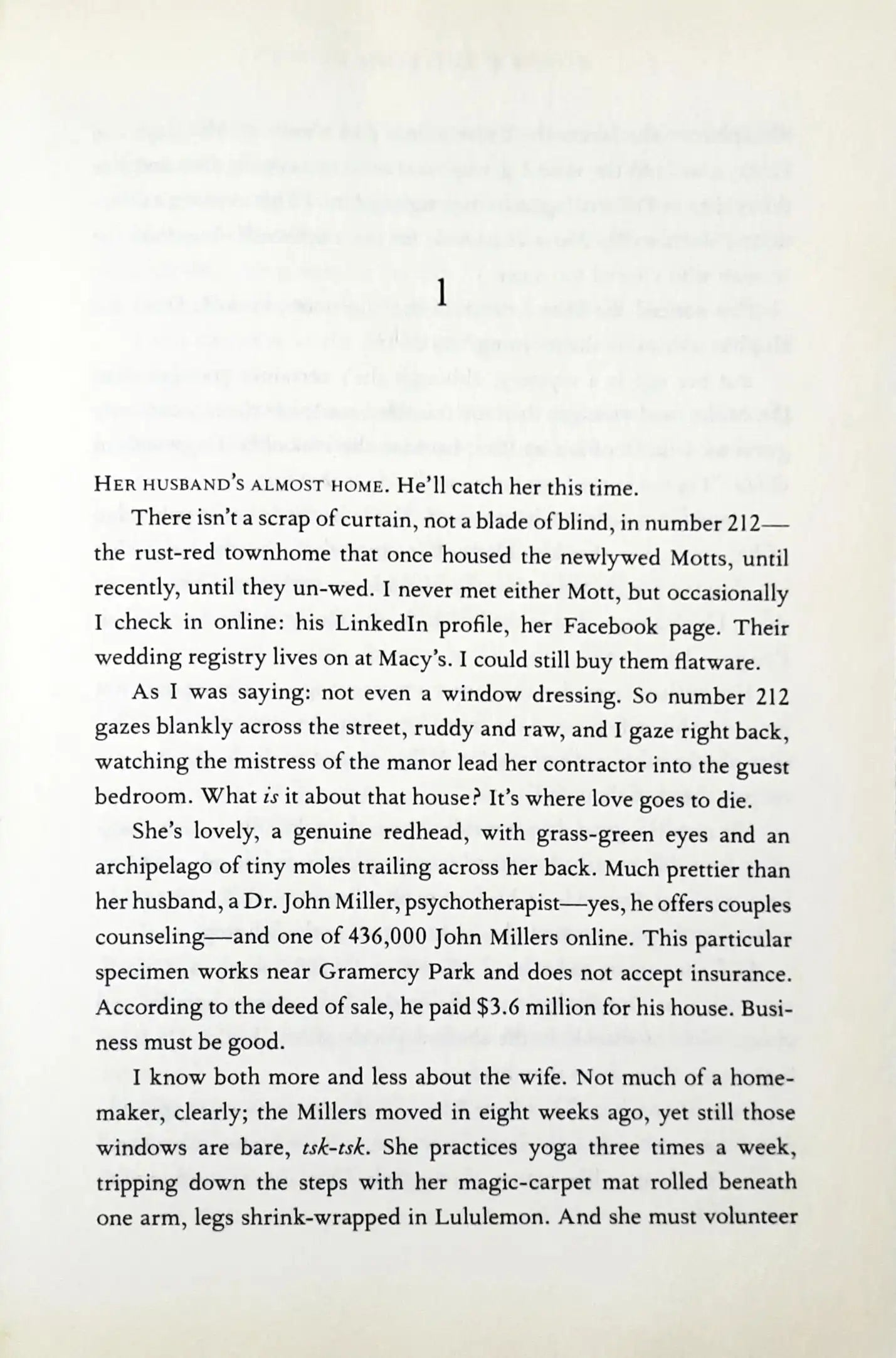 The Woman in the Window (P)