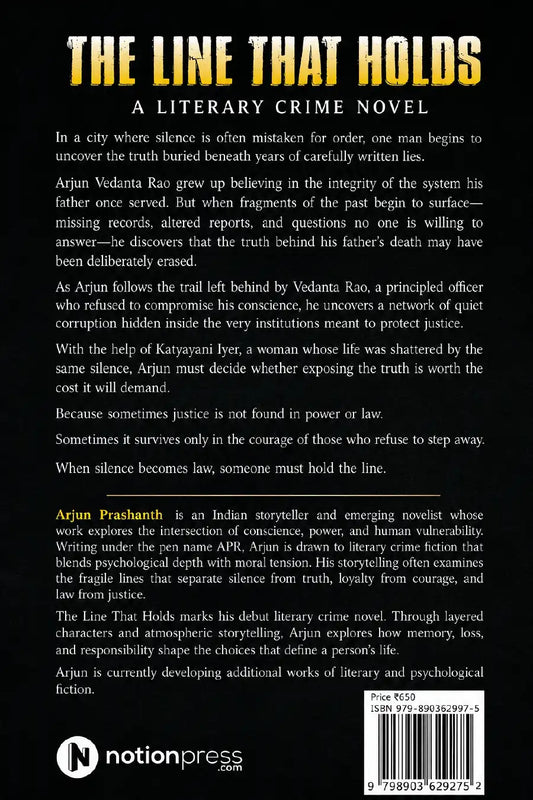 The Line That Holds | Hardcover & Paperback