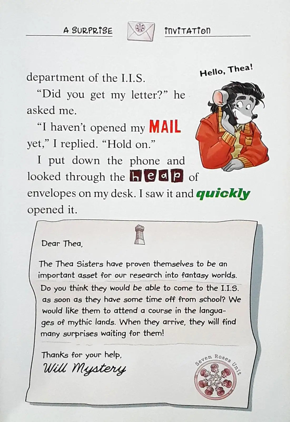 Thea Stilton The Secret Of The Snow (HC) (P)