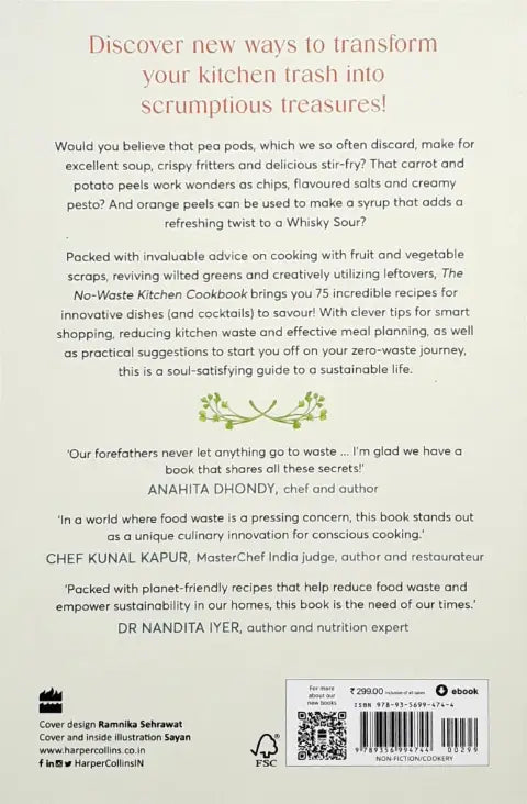 The No-Waste Kitchen Cookbook : 75 Recipes to Begin Your Zero-Waste Journey