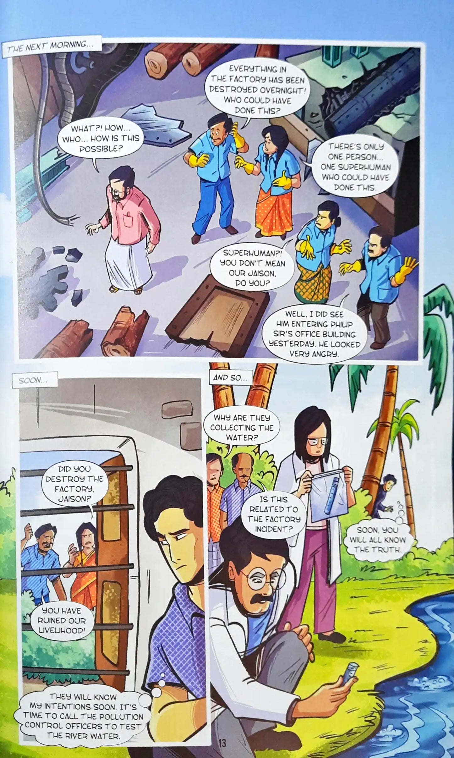 Tinkle Comics Studio : Minnal Murali Strikes Again