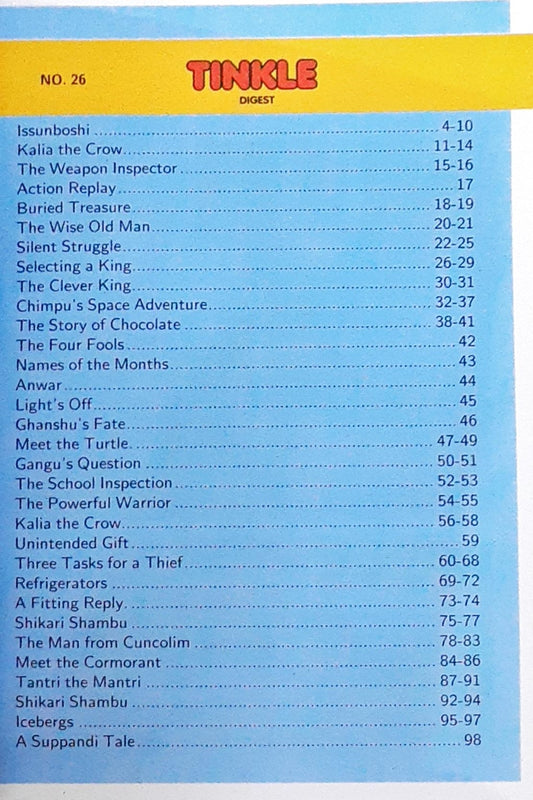 Tinkle Digest No. 26