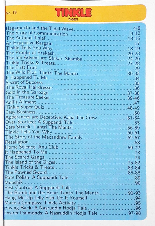 Tinkle Digest No. 79 (N)