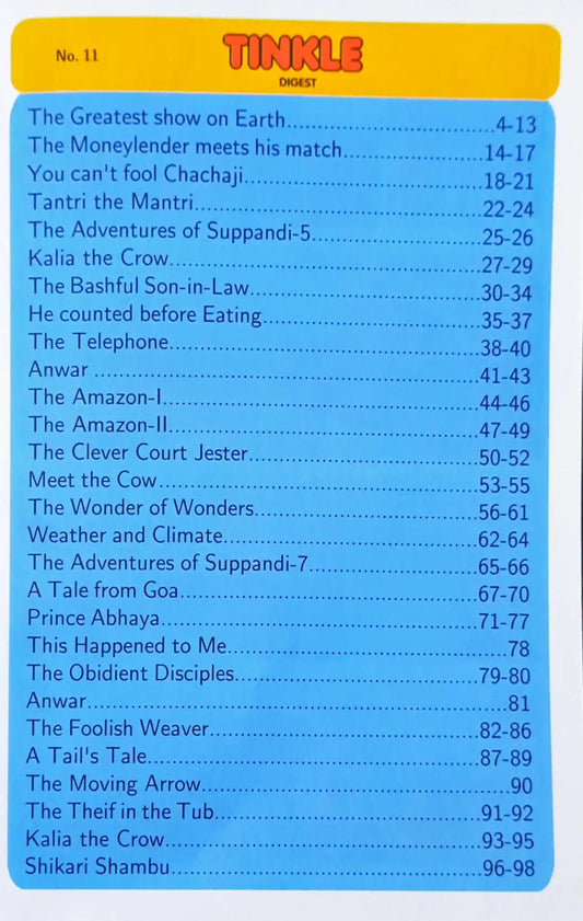 Tinkle Digest No. 11 (N)