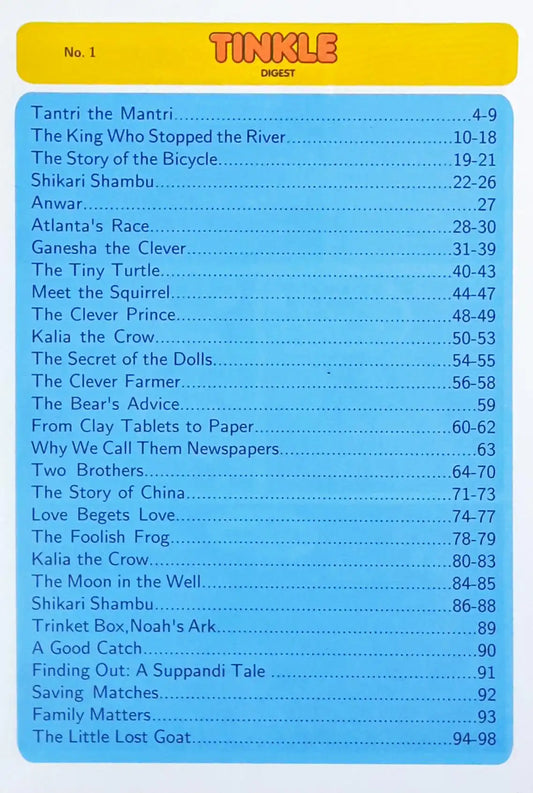 Tinkle Digest No. 1 (N)