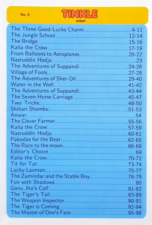 Tinkle Digest No. 6 (N)