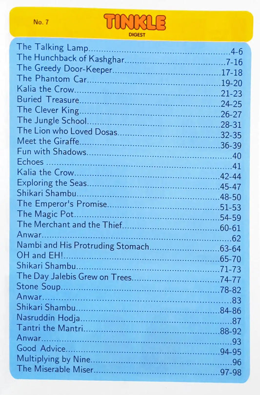 Tinkle Digest No. 7 (N)