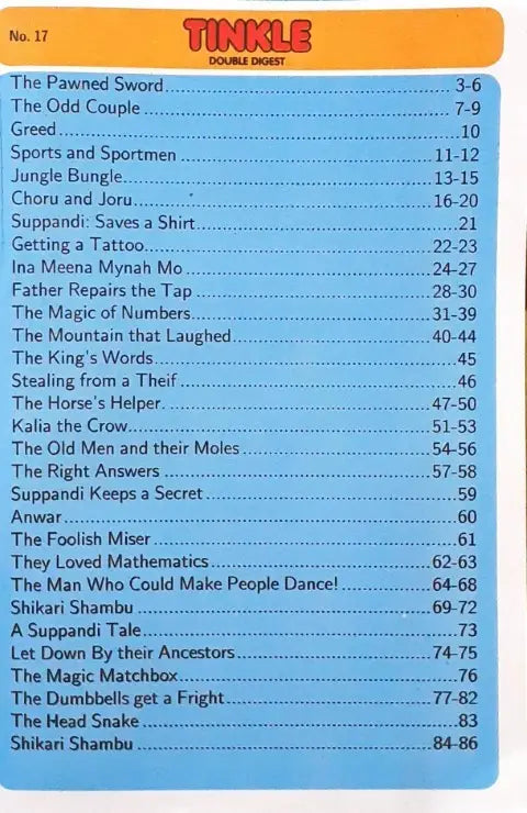 Tinkle Double Digest No. 17 (N)