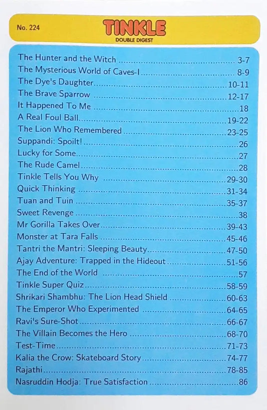 Tinkle Double Digest No. 224