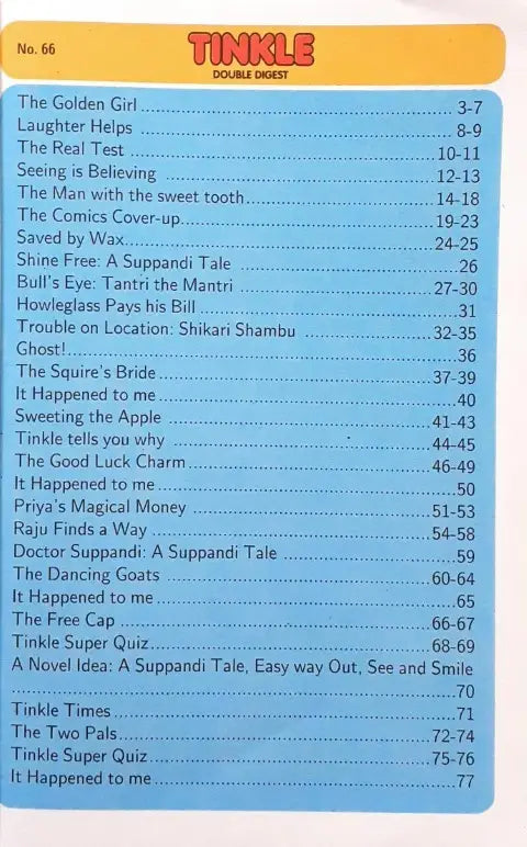 Tinkle Double Digest No. 66 (N)