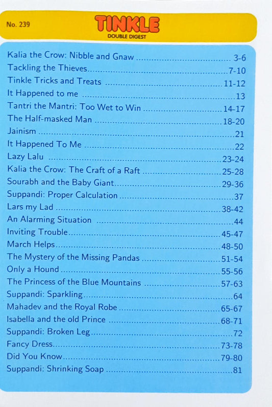 Tinkle Double Digest No. 239 (N)