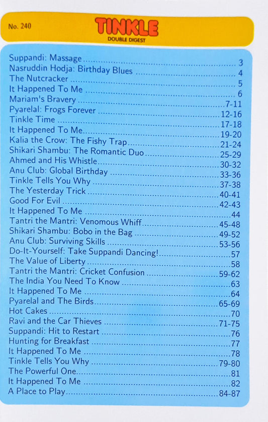 Tinkle Double Digest No. 240 (N)