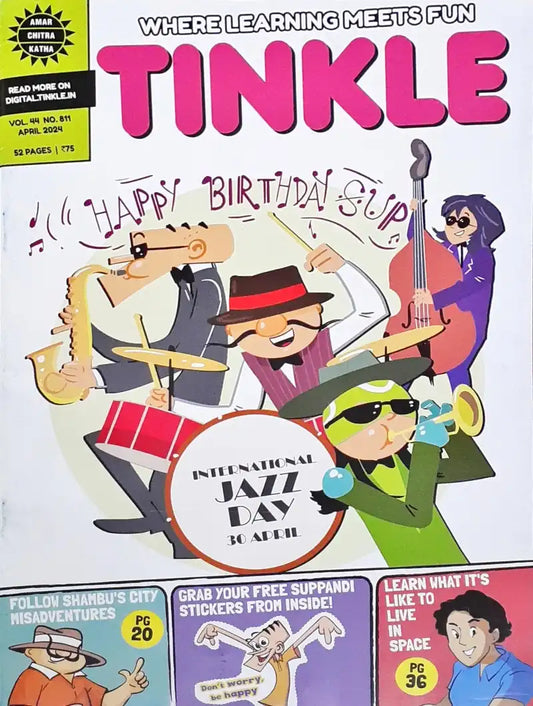 Tinkle Where Learning Meets Fun Monthly Magazine : April 2024 Vol. 44 No. 811
