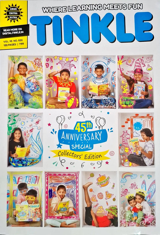 Tinkle Monthly Magazine : November 2025 Vol. 45 No. 830 | 45th Anniversary Special