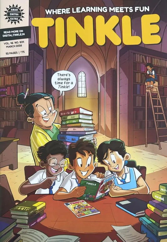 Tinkle Monthly Magazine : March 2026 Vol. 46 No. 834