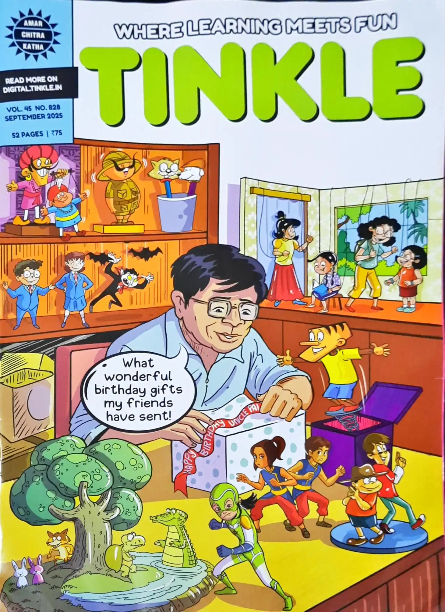 Tinkle Where Learning Meets Fun Monthly Magazine September 2025