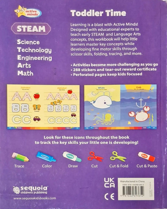 Motor Skills Toddler Time Workbook
