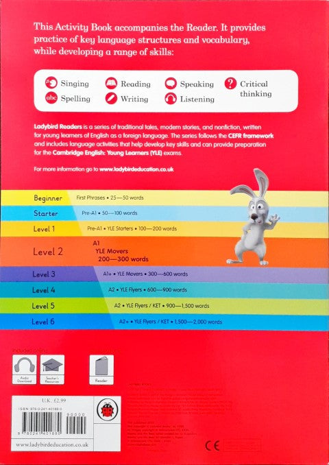 Ladybird Readers Level 2 Masha And The Bear Too Much Porridge Activity Book