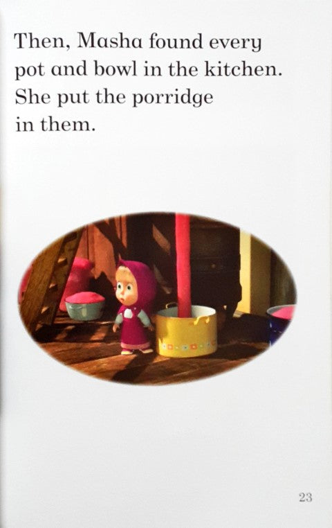 Ladybird Readers Level 2 Masha And The Bear Too Much Porridge
