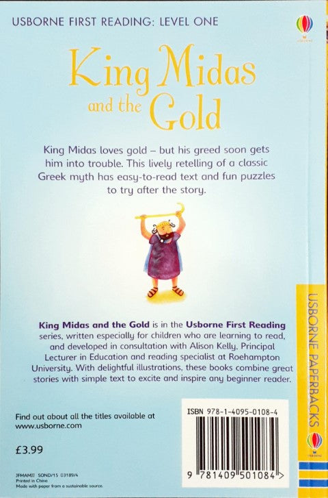 King Midas And The Gold - Usborne First Reading