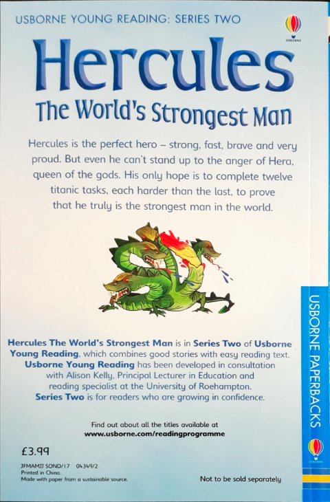 Hercules - The World's Strongest Man - Usborne Young Reading