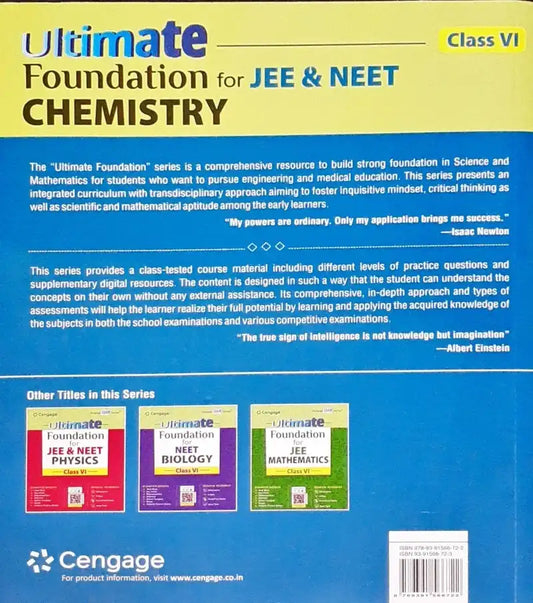 Ultimate Foundation for JEE & NEET Chemistry: Class VI