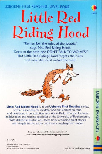 Little Red Riding Hood - Usborne First Reading