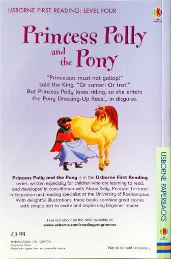 Princess Polly And The Pony - Usborne First Reading