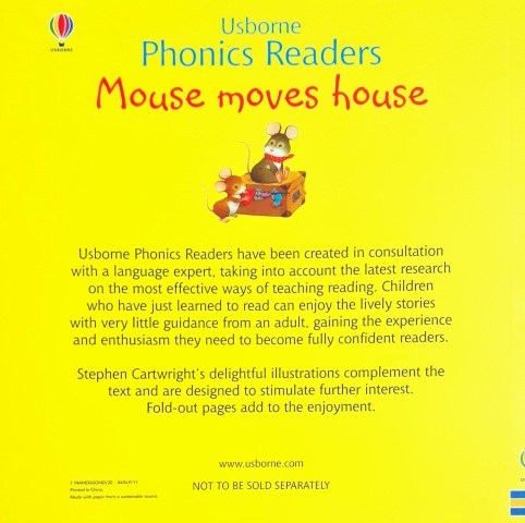 Mouse Moves House - Usborne Phonics Readers