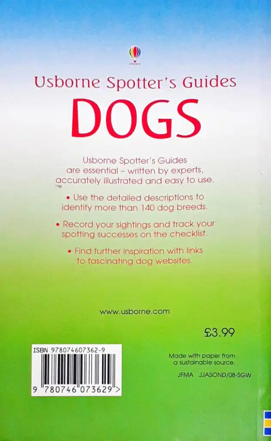 Usborne Spotter's Guides Dogs