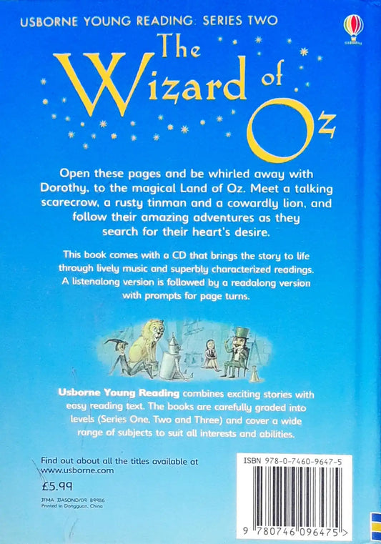 Usborne Young Reading The Wizard Of Oz With CD (HC) (P)