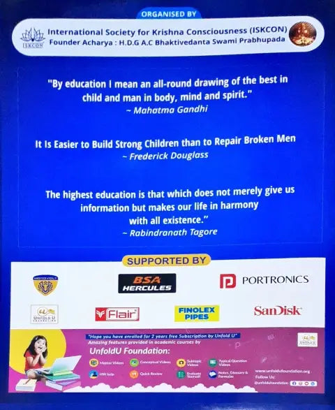 ISKCON Values Olympiad Right Values Bright Future