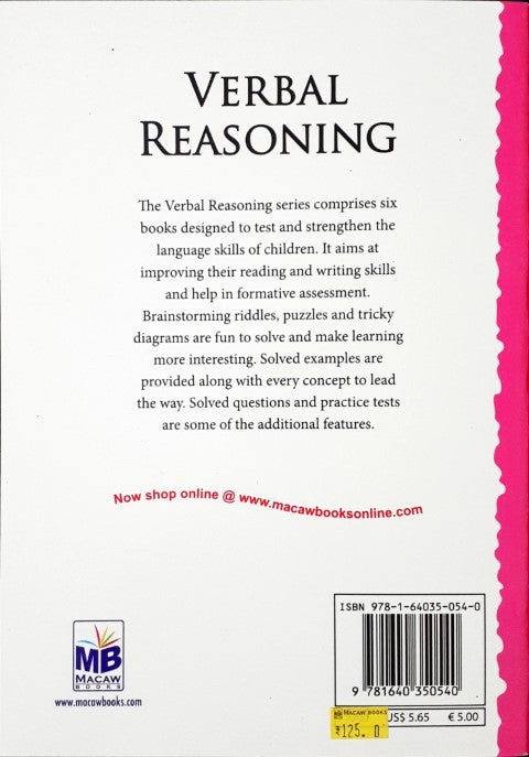 Verbal Reasoning - Book - 7