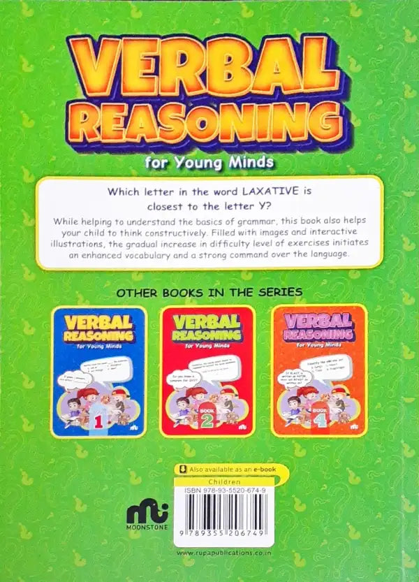 Verbal Reasoning for Young Minds Book 3