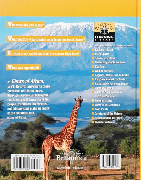 Britannica Learning Library Views Of Africa