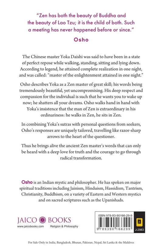 Walking In Zen, Sitting In Zen