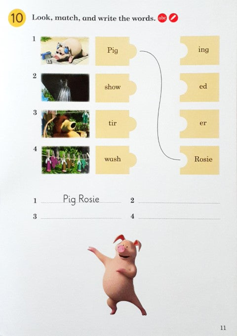 Ladybird Readers Level 1 Masha And The Bear Washing Day Activity Book