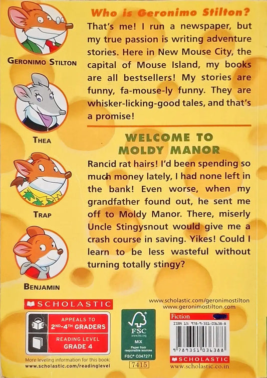 Geronimo Stilton #59 : Welcome To Moldy Manor (P)