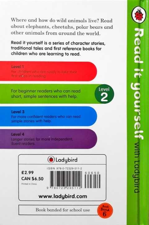 Read It Yourself With Ladybird Level 2 Wild Animals