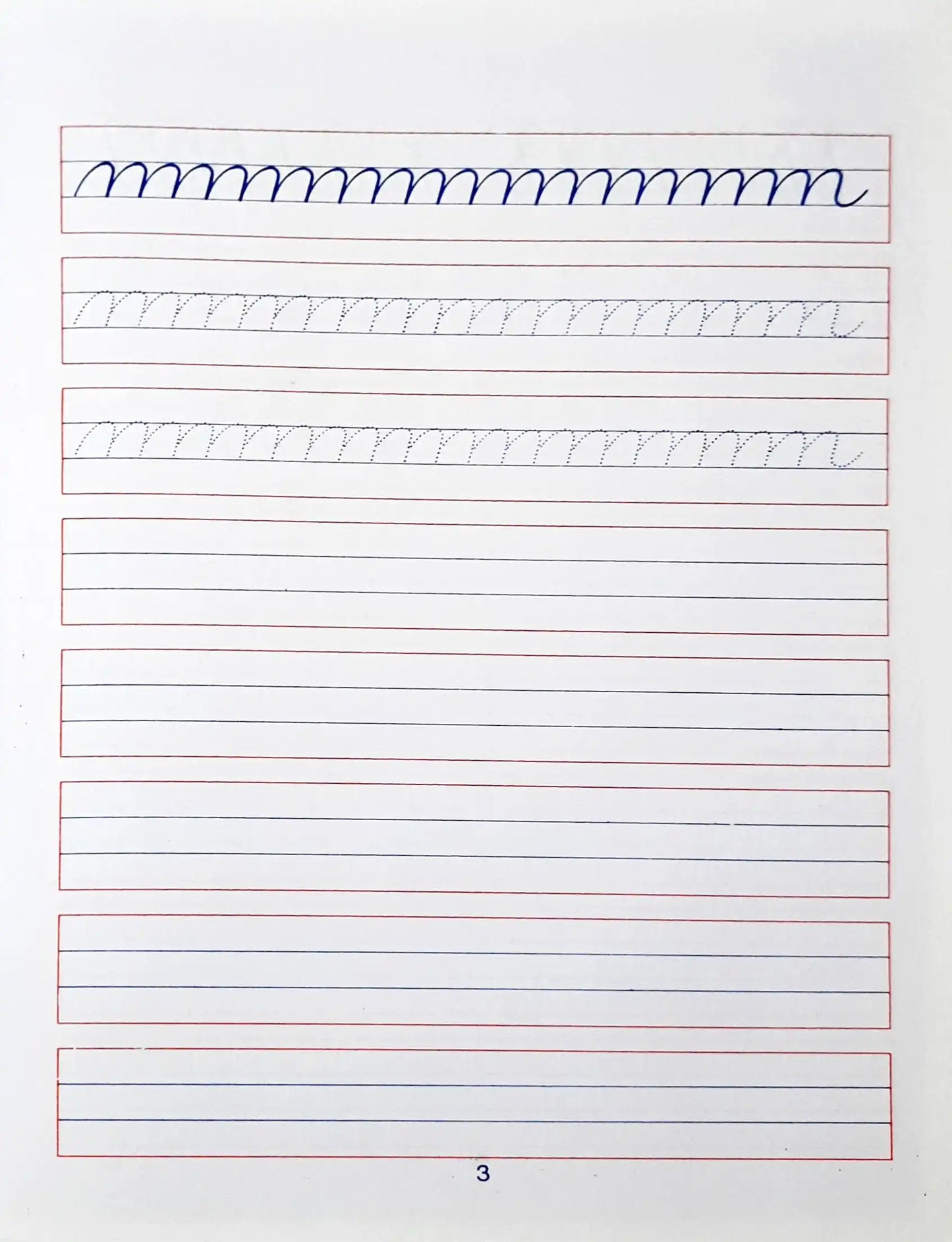 Bunny Cursive Writing 0
