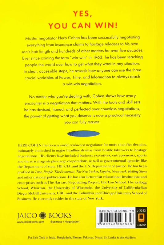 You Can Negotiate Anything : The World’s Best Negotiator Tells You How to Get What You Want