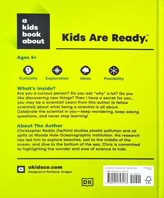 DK A Kids Book About Being A Scientist