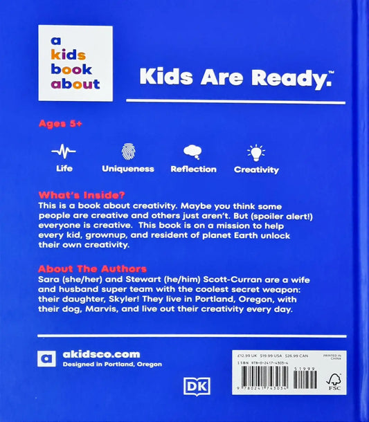 DK A Kids Book About Creativity