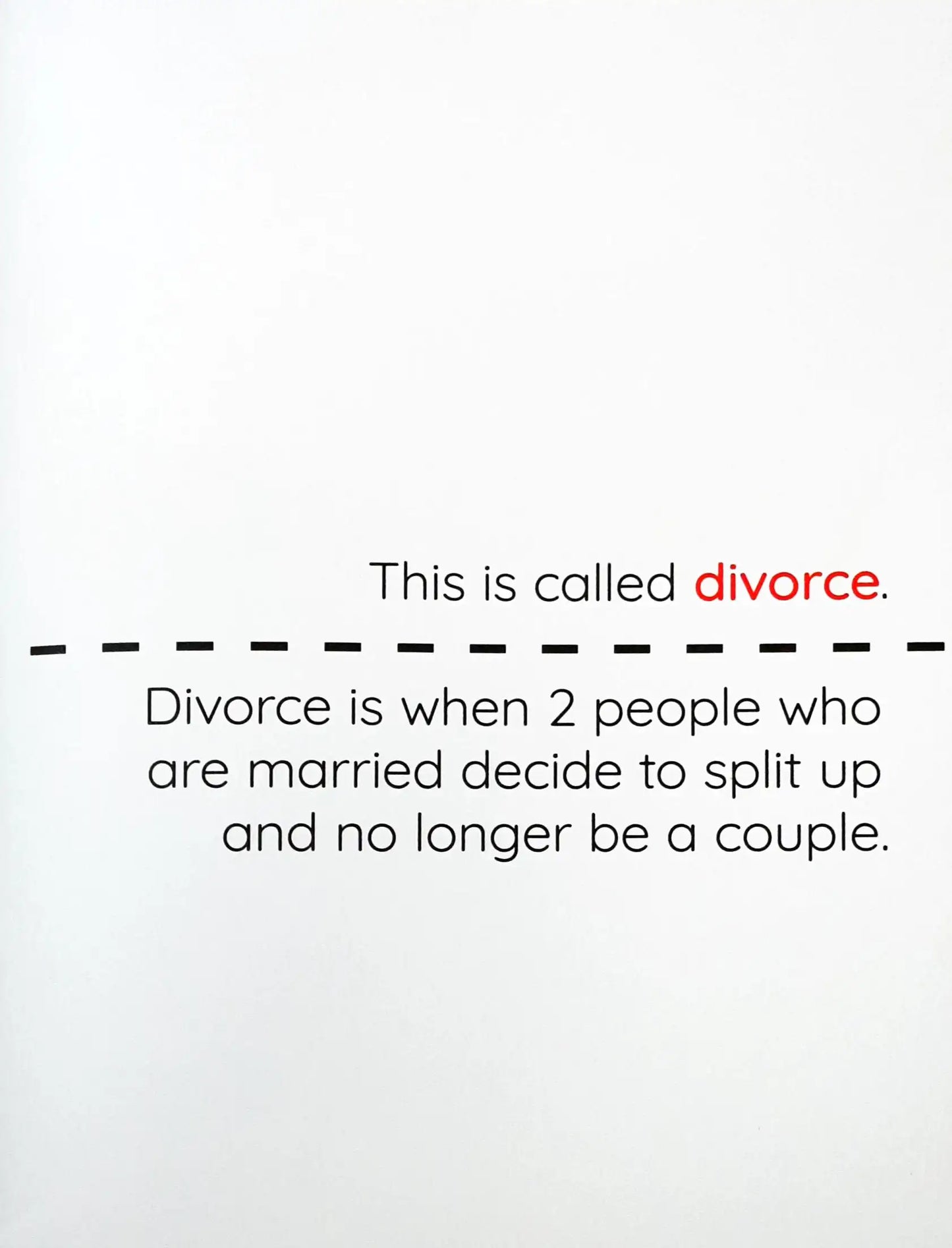 DK A Kids Book About Divorce