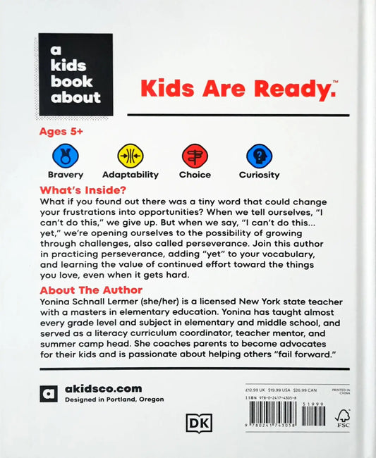 DK A Kids Book About Perseverance